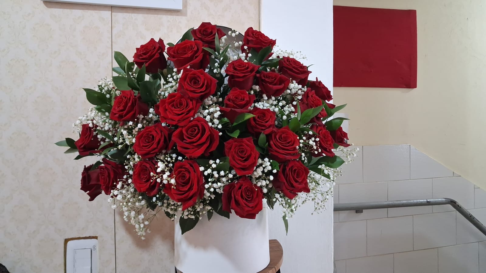 Círculo de Rosas Rojas
